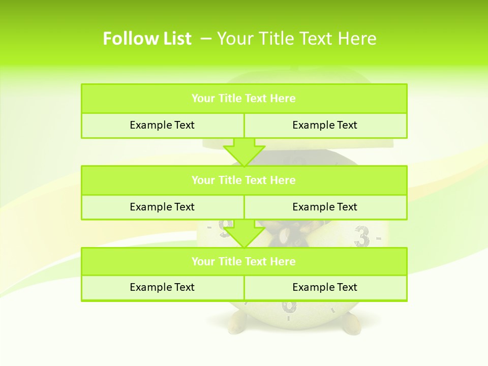Diet Apple Signal PowerPoint Template