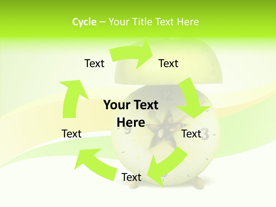 Diet Apple Signal PowerPoint Template