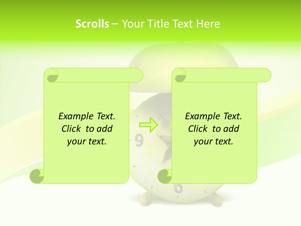 Diet Apple Signal PowerPoint Template