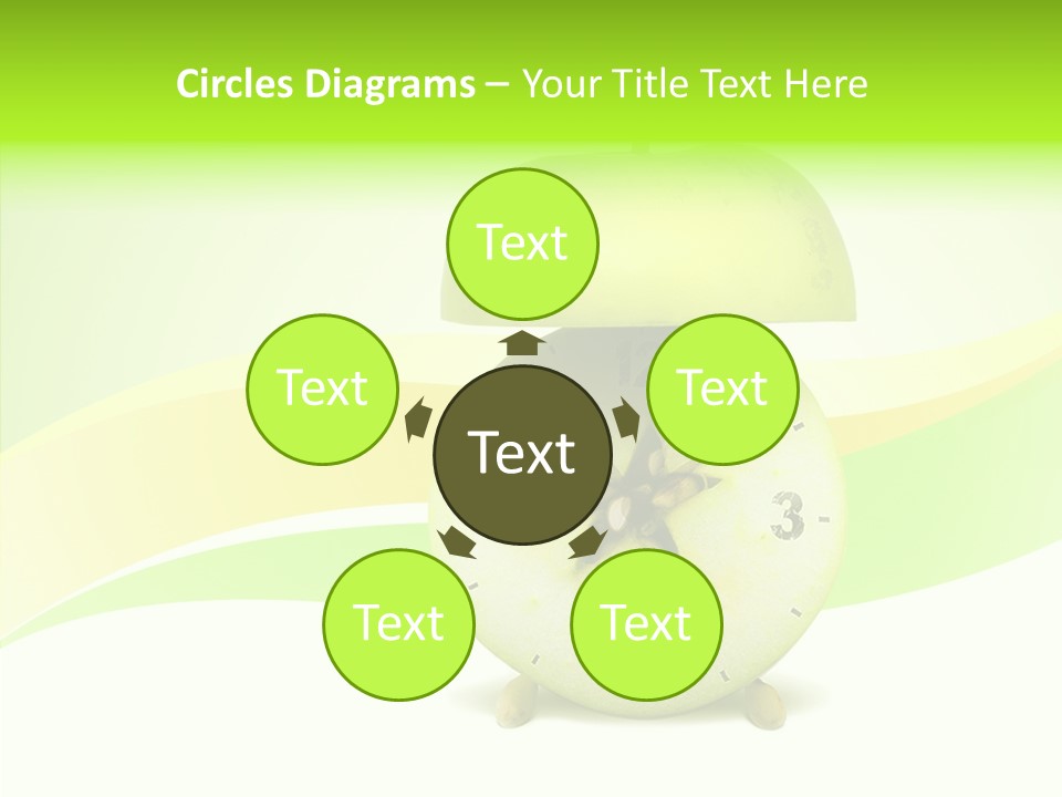 Diet Apple Signal PowerPoint Template