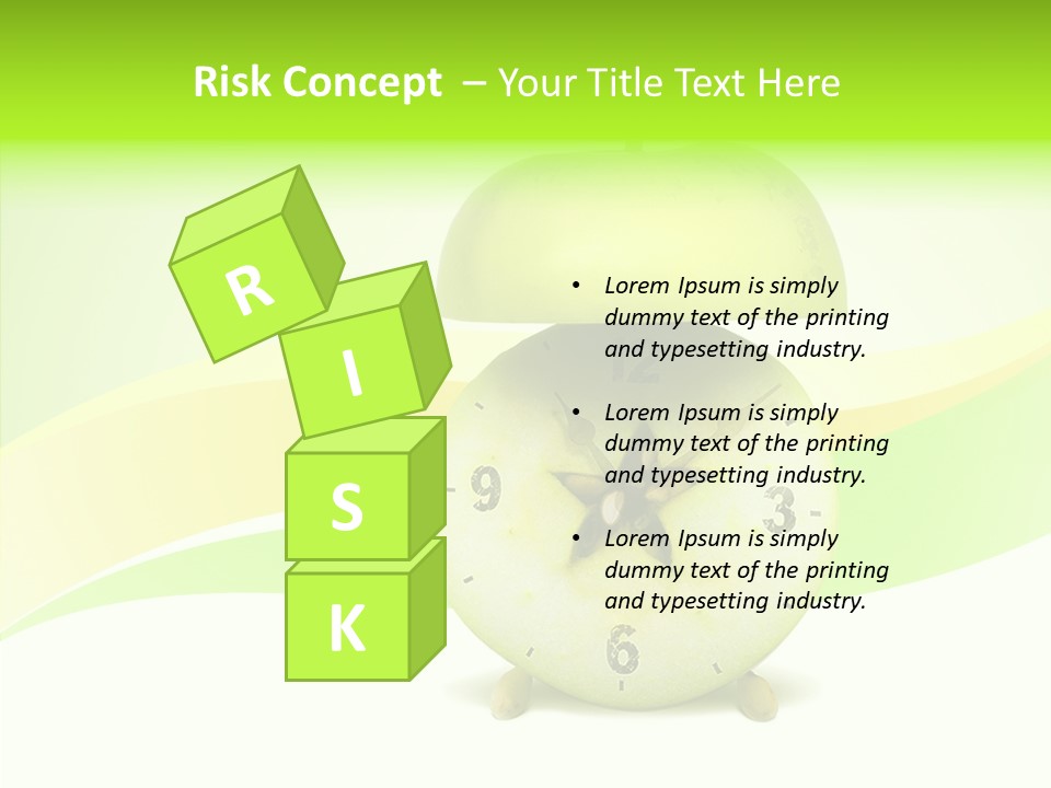 Diet Apple Signal PowerPoint Template