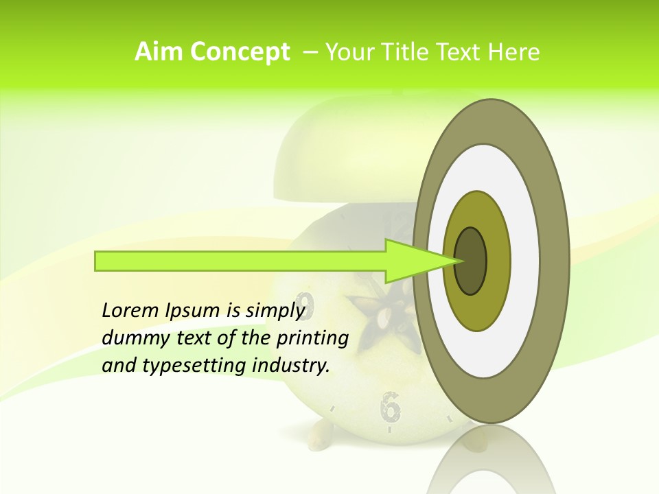 Diet Apple Signal PowerPoint Template