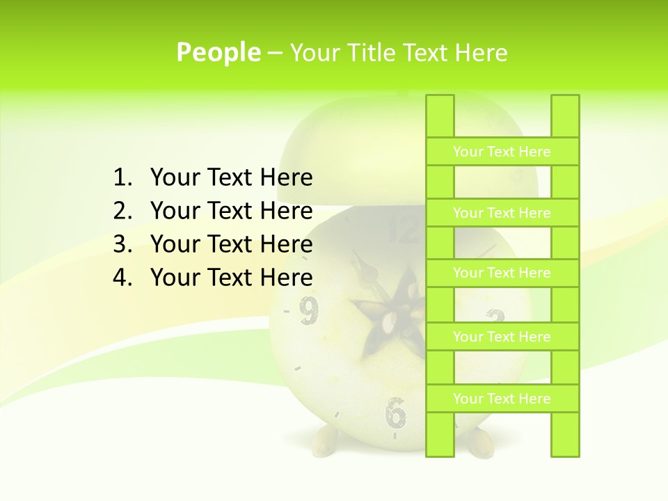 Diet Apple Signal PowerPoint Template