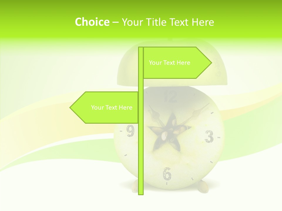 Diet Apple Signal PowerPoint Template