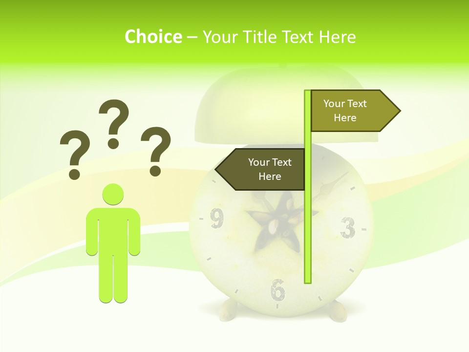 Diet Apple Signal PowerPoint Template