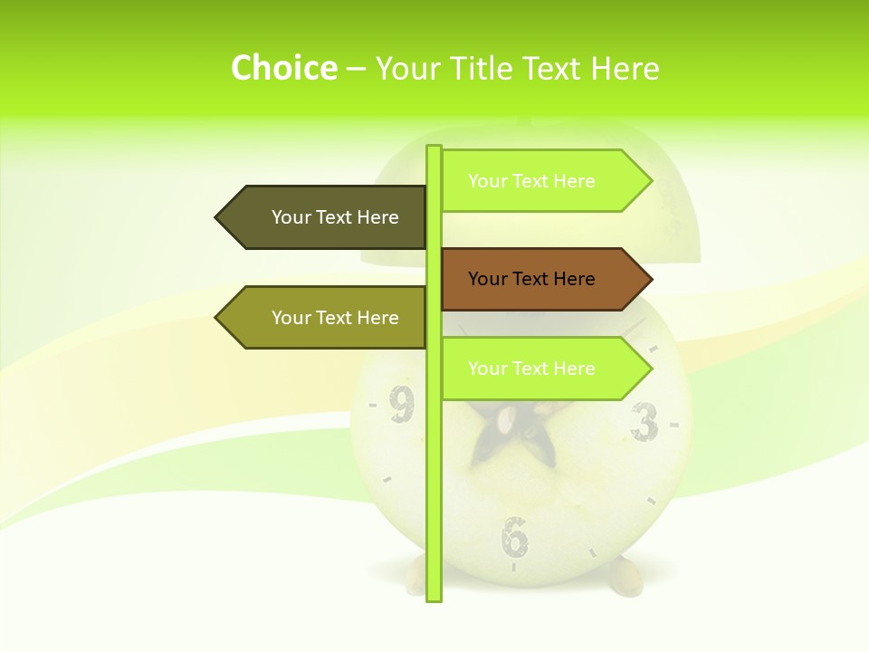 Diet Apple Signal PowerPoint Template