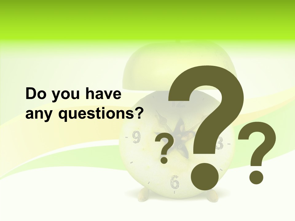 Diet Apple Signal PowerPoint Template