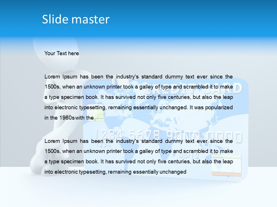 Buy Blue Loan PowerPoint Template