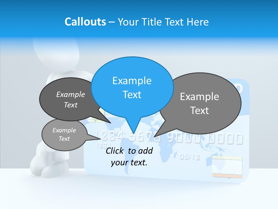 Buy Blue Loan PowerPoint Template
