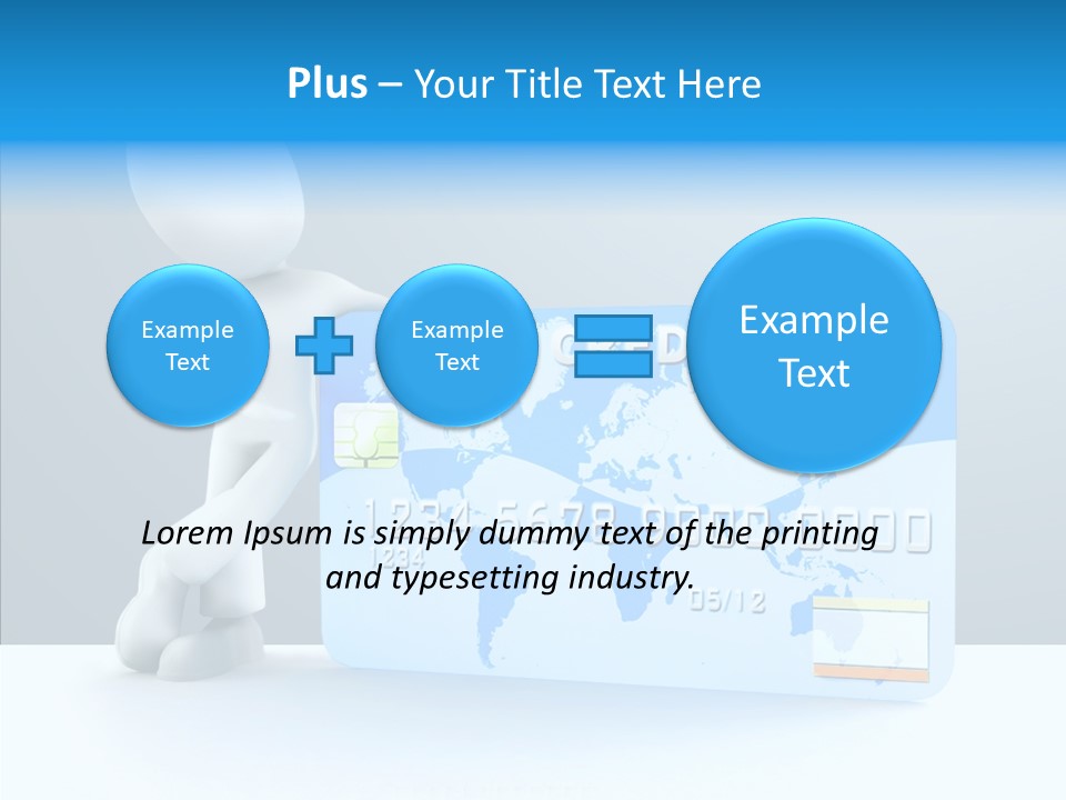 Buy Blue Loan PowerPoint Template