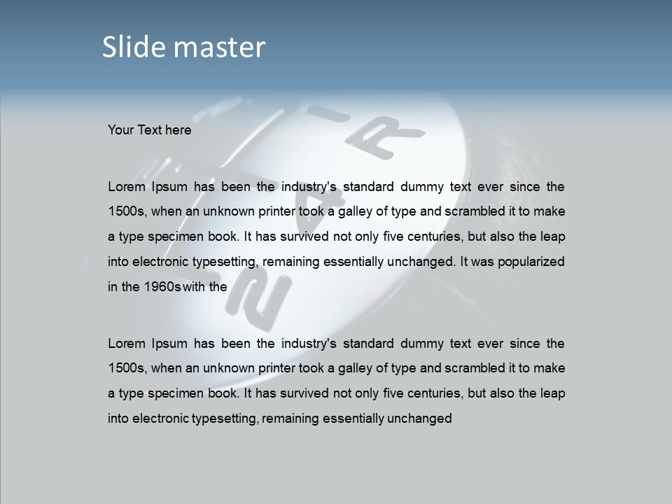 Stick Ready Hand PowerPoint Template