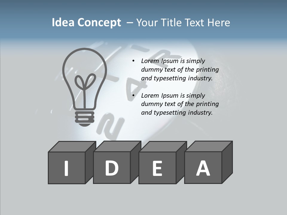 Stick Ready Hand PowerPoint Template