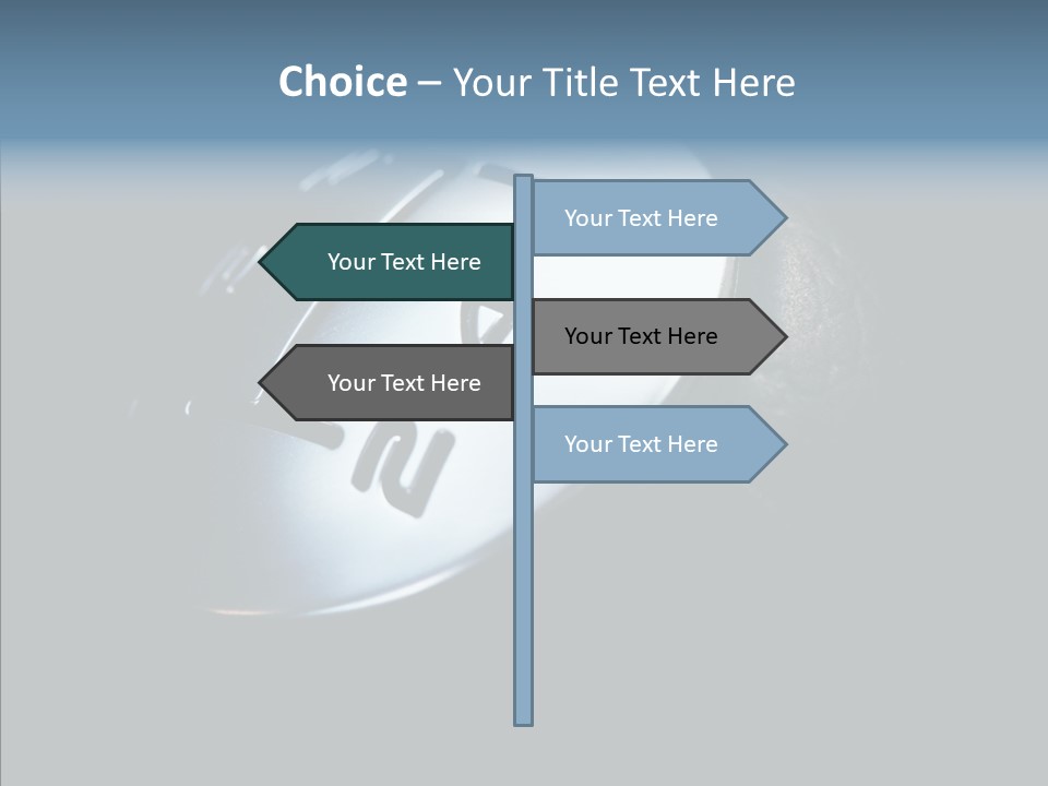 Stick Ready Hand PowerPoint Template