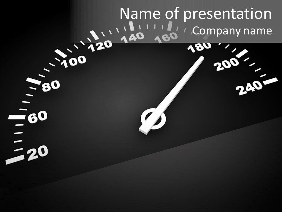 Meter Circle Modern PowerPoint Template