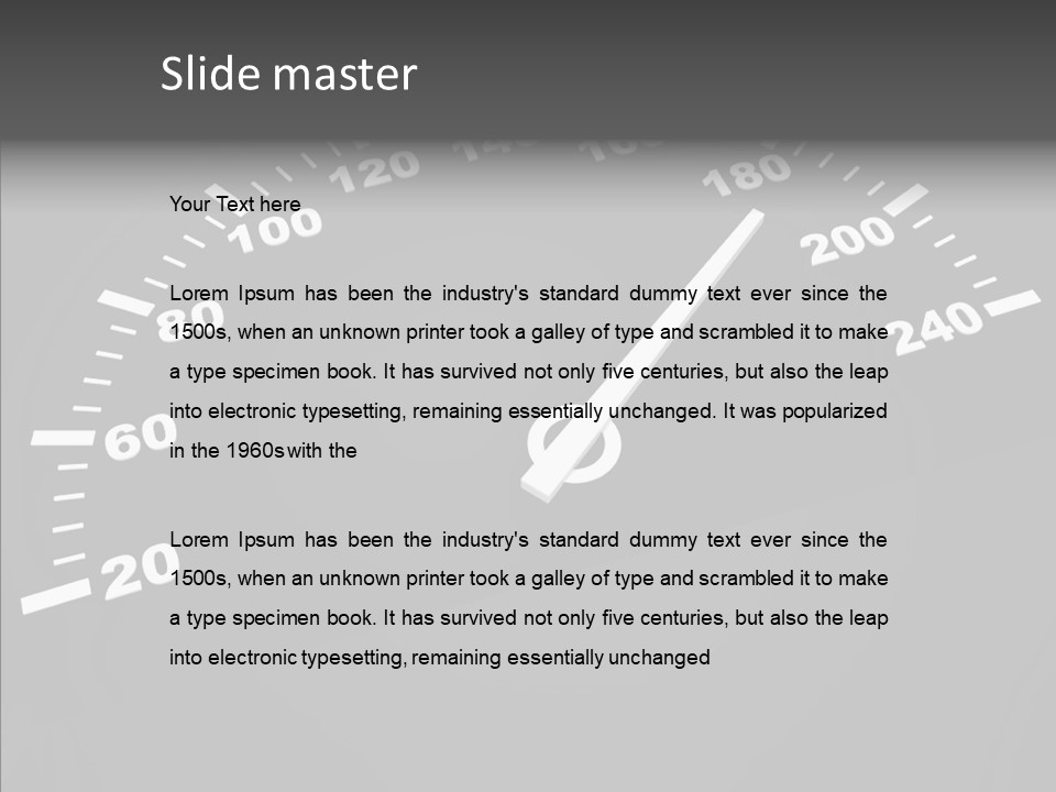 Meter Circle Modern PowerPoint Template