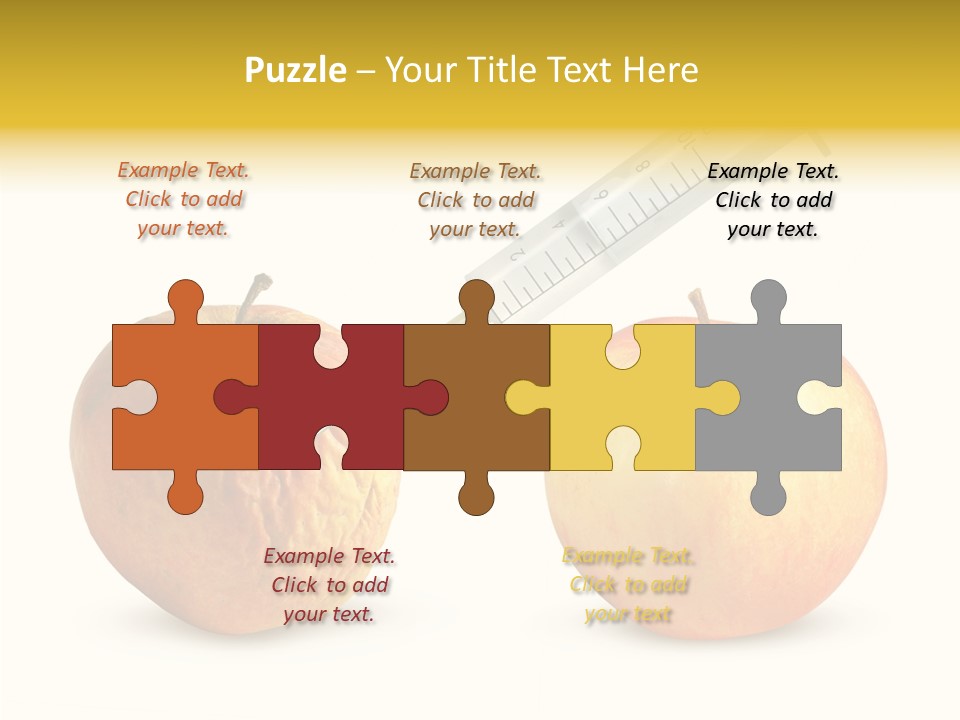 Face Old Syringe PowerPoint Template