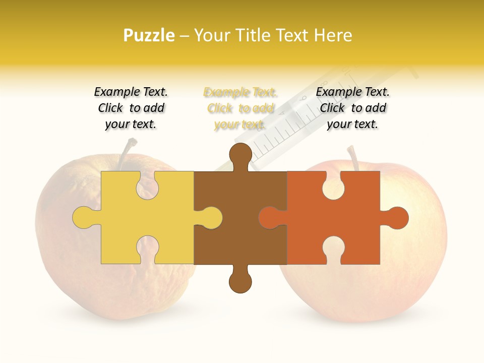 Face Old Syringe PowerPoint Template