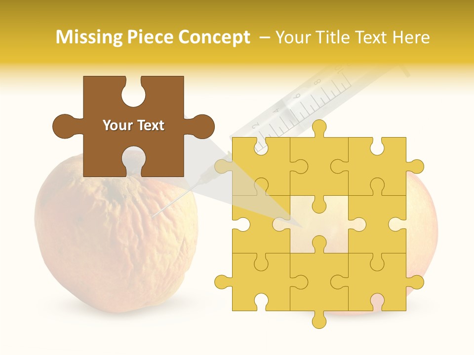 Face Old Syringe PowerPoint Template