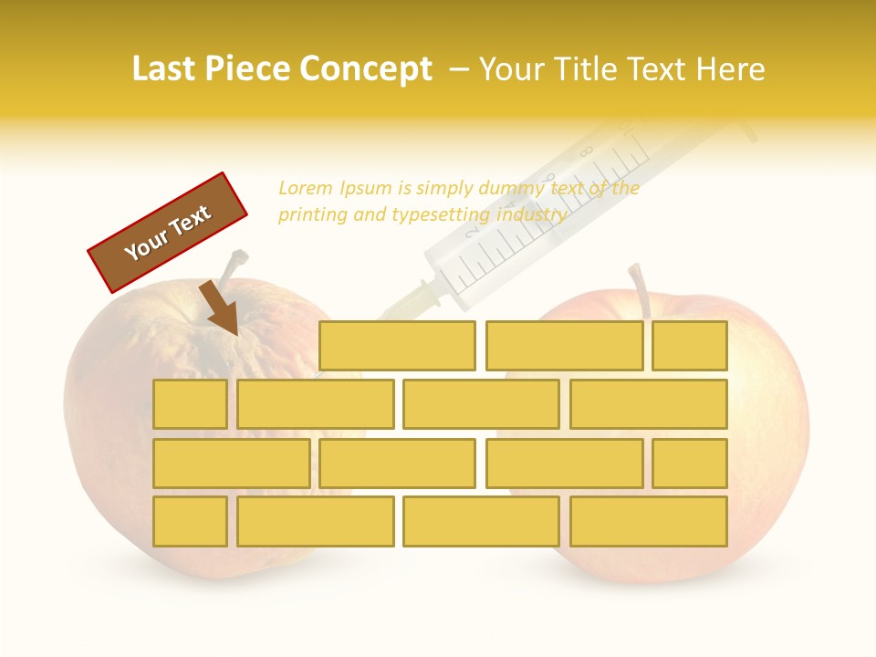 Face Old Syringe PowerPoint Template