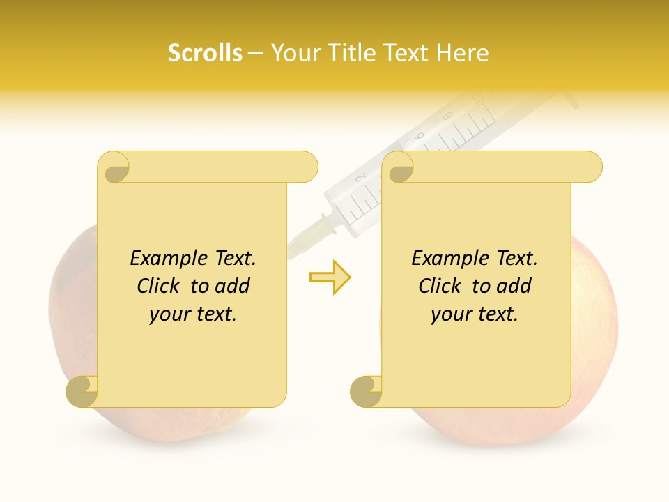 Face Old Syringe PowerPoint Template