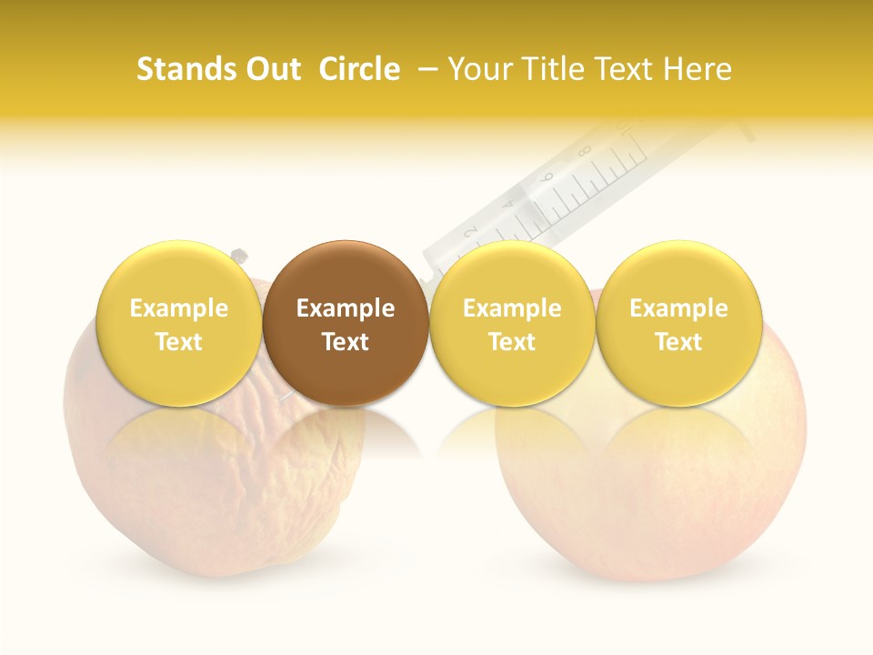 Face Old Syringe PowerPoint Template