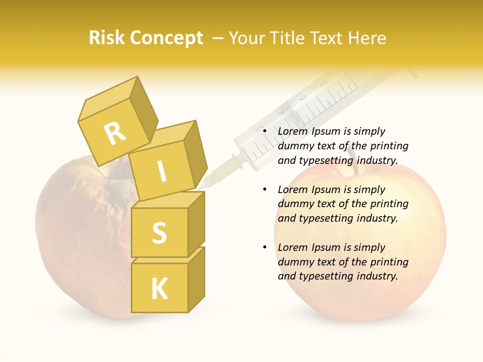 Face Old Syringe PowerPoint Template