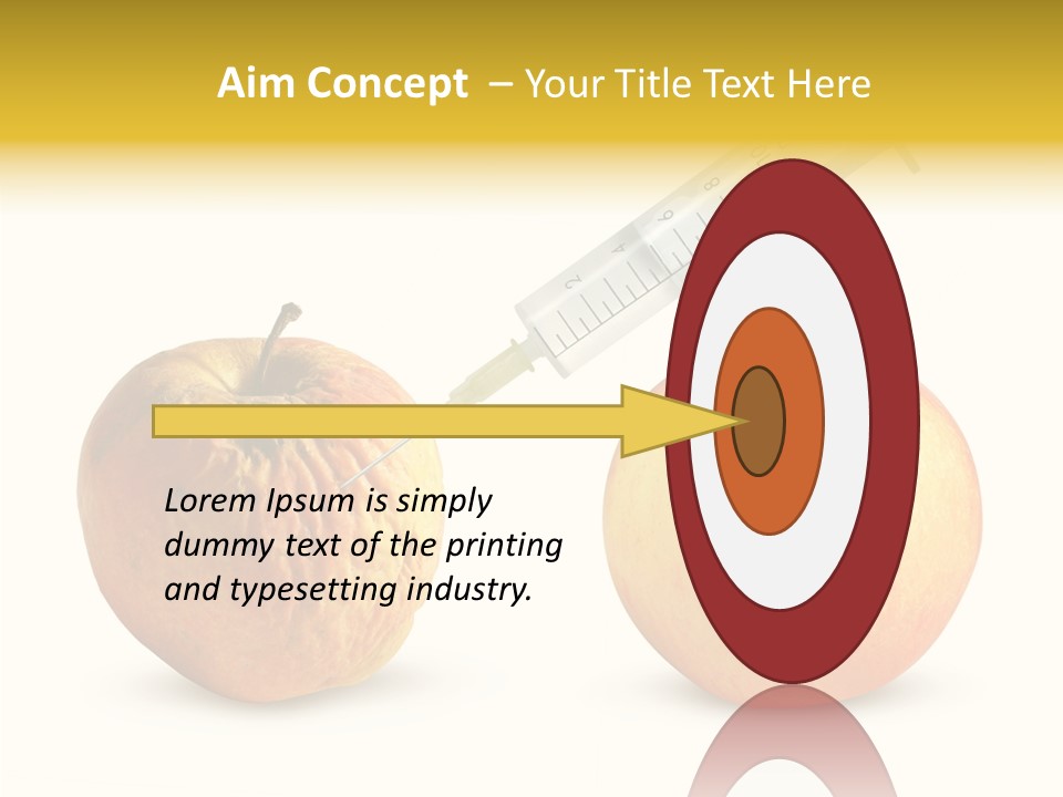 Face Old Syringe PowerPoint Template