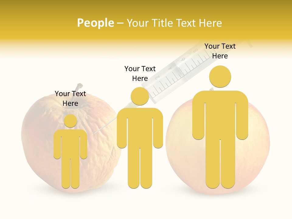 Face Old Syringe PowerPoint Template
