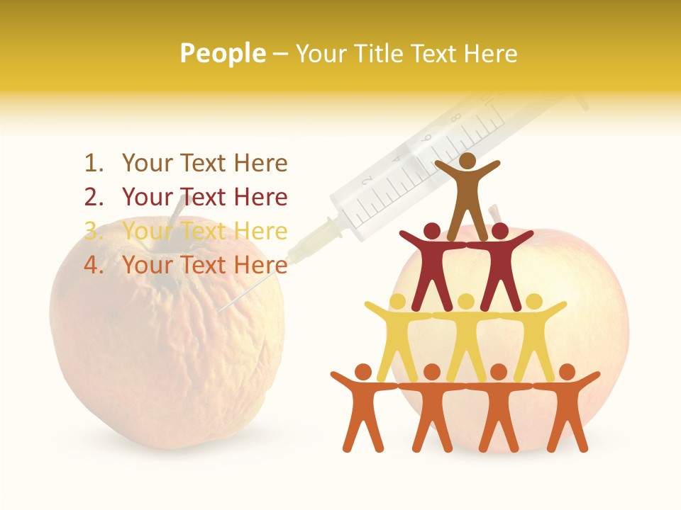 Face Old Syringe PowerPoint Template