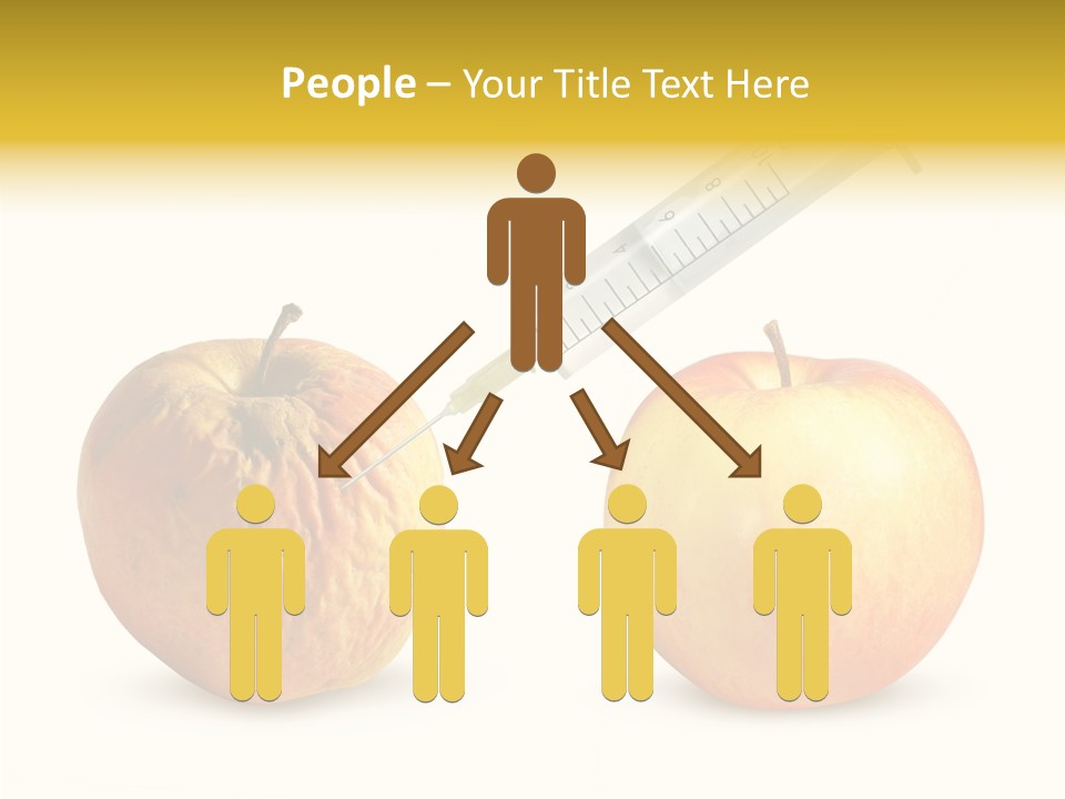 Face Old Syringe PowerPoint Template