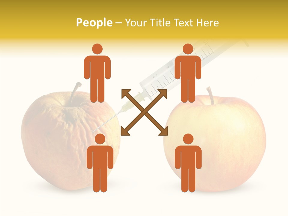 Face Old Syringe PowerPoint Template