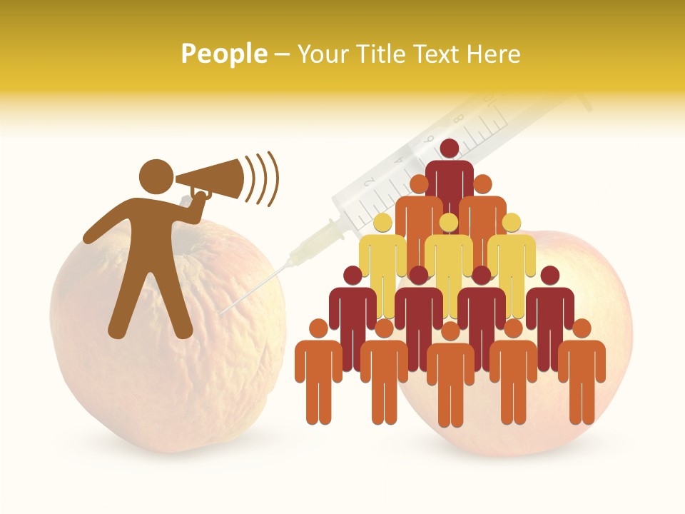 Face Old Syringe PowerPoint Template