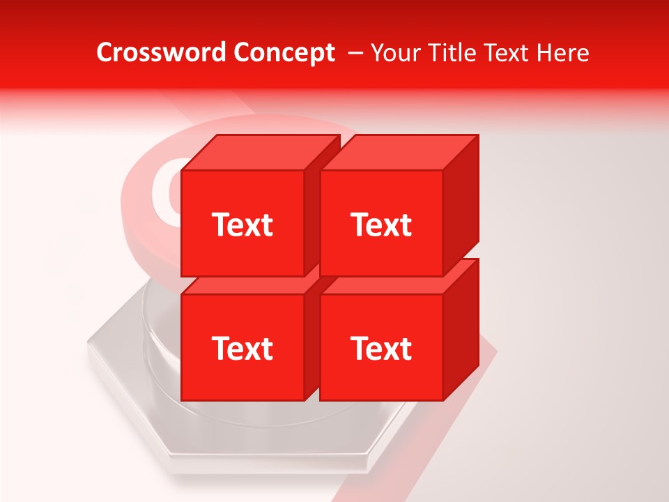 Message Word Lottery PowerPoint Template