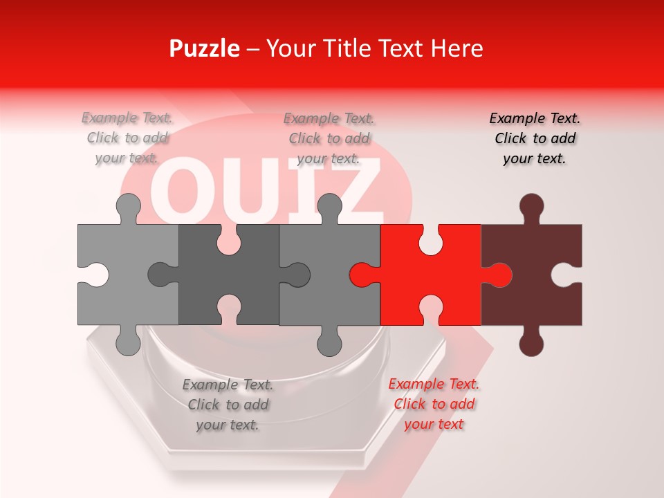 Message Word Lottery PowerPoint Template
