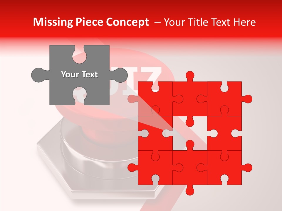 Message Word Lottery PowerPoint Template