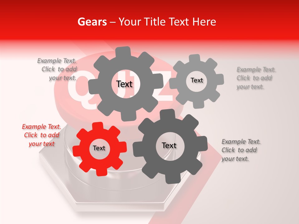 Message Word Lottery PowerPoint Template