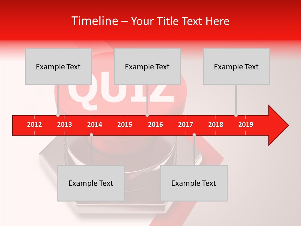 Message Word Lottery PowerPoint Template