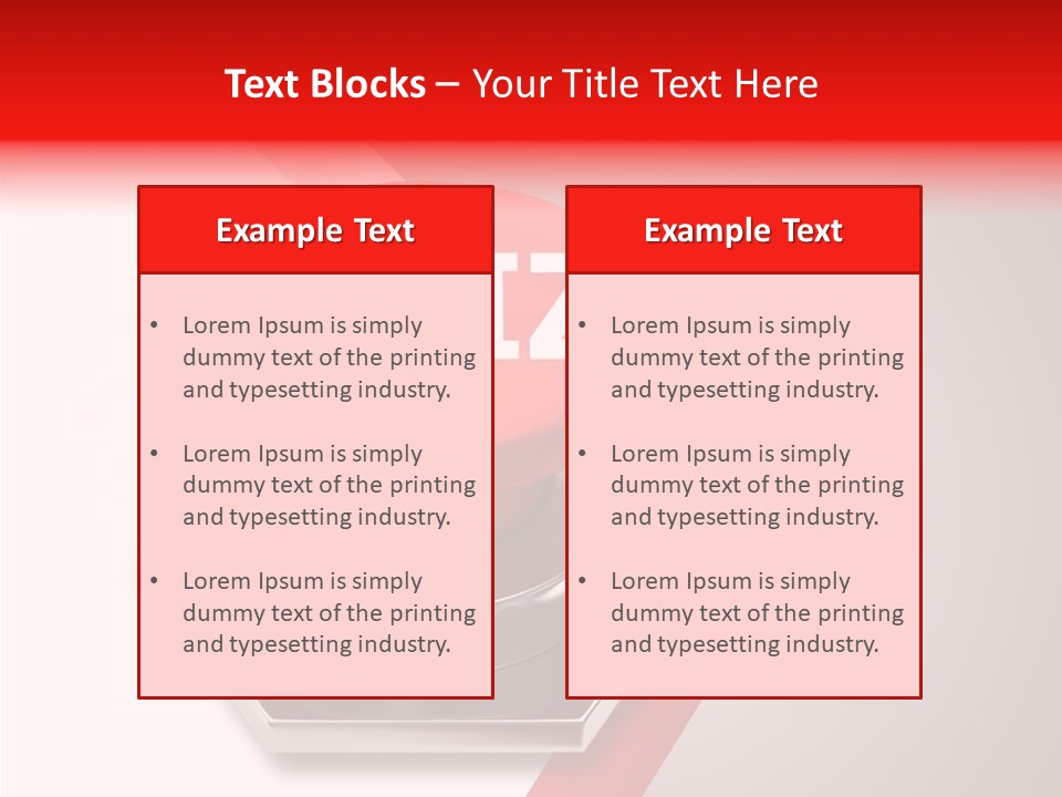 Message Word Lottery PowerPoint Template