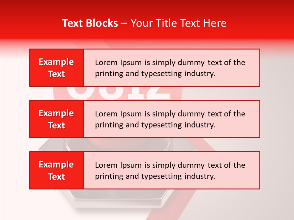 Message Word Lottery PowerPoint Template