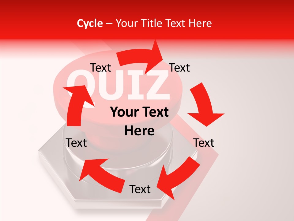 Message Word Lottery PowerPoint Template