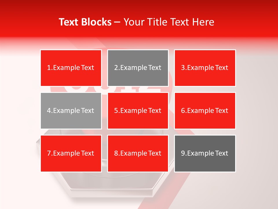 Message Word Lottery PowerPoint Template