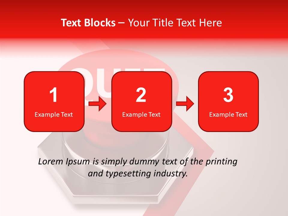 Message Word Lottery PowerPoint Template