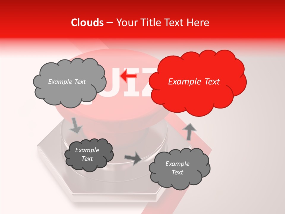 Message Word Lottery PowerPoint Template