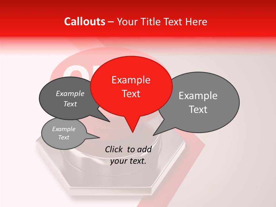 Message Word Lottery PowerPoint Template