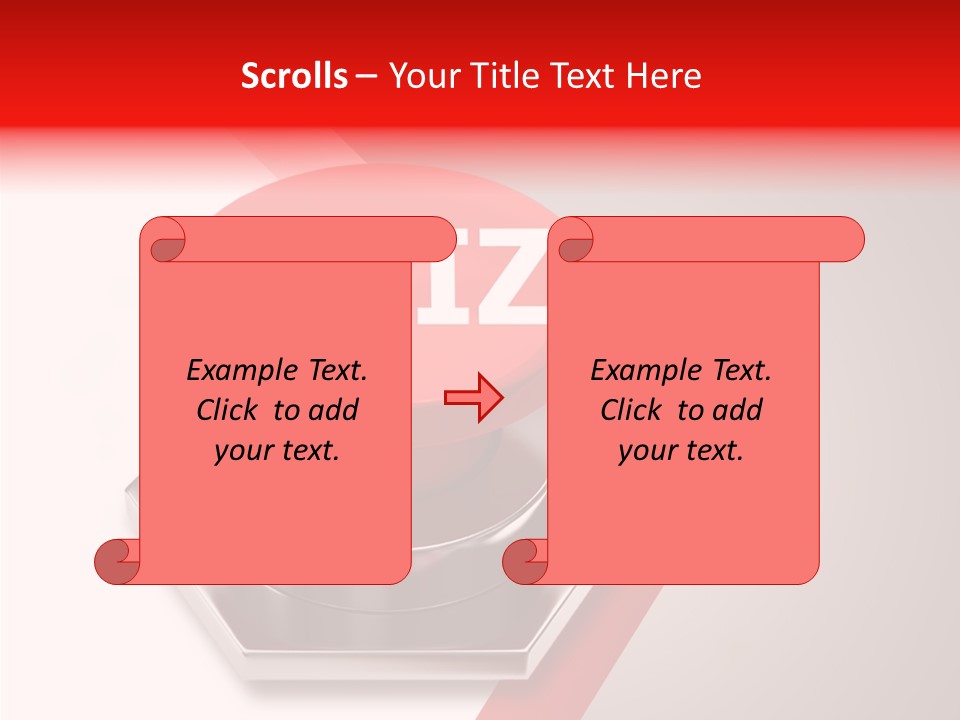 Message Word Lottery PowerPoint Template