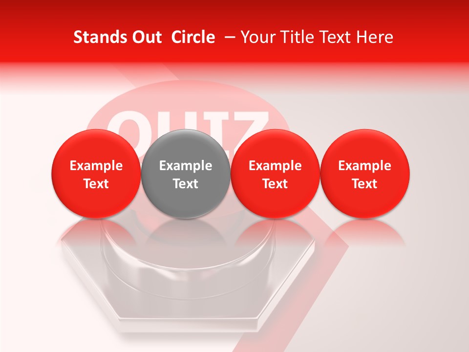Message Word Lottery PowerPoint Template