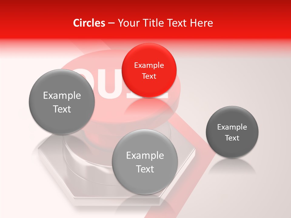 Message Word Lottery PowerPoint Template