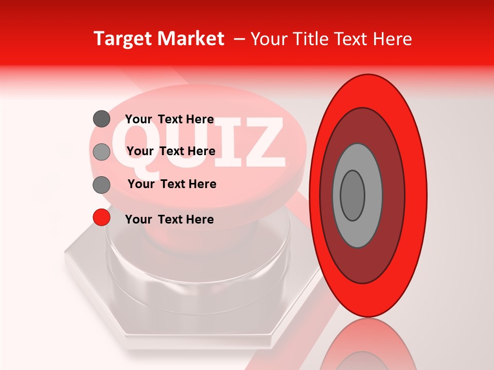 Message Word Lottery PowerPoint Template