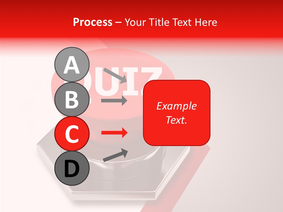 Message Word Lottery PowerPoint Template