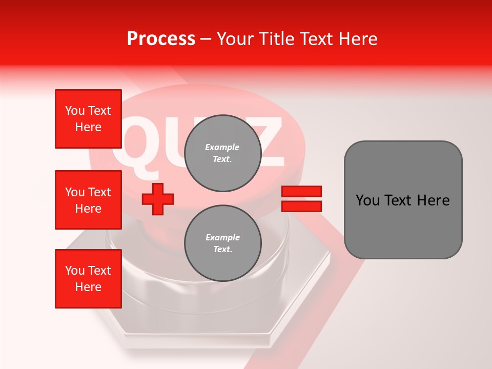 Message Word Lottery PowerPoint Template